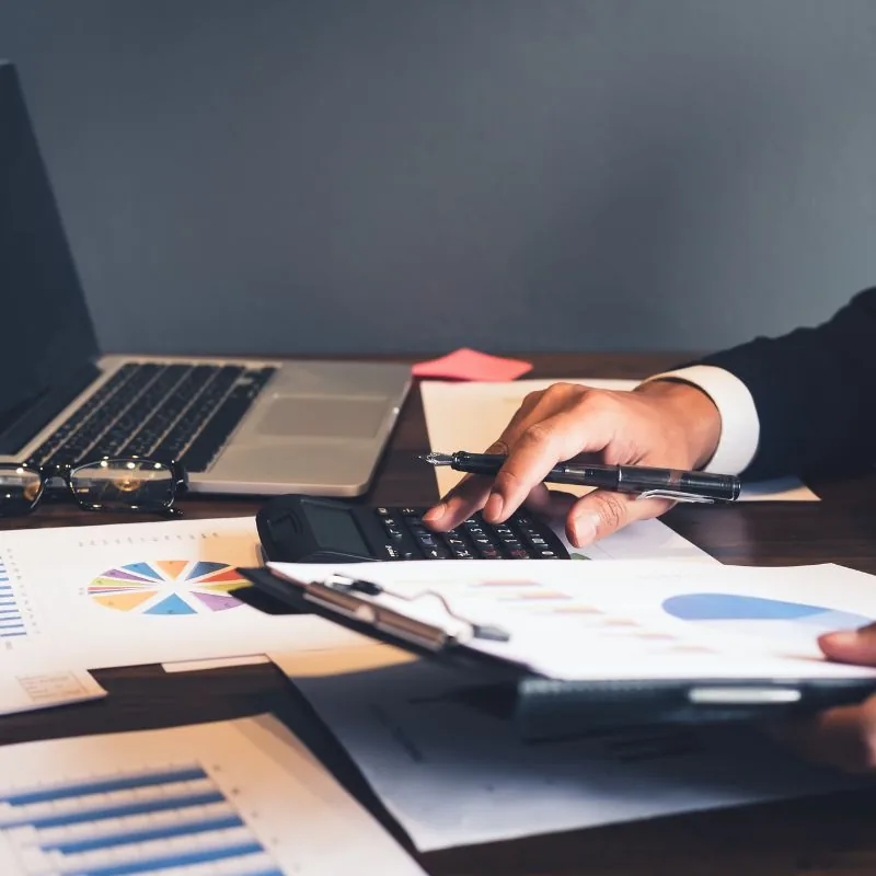 Accountant preparing tax and compliance filings